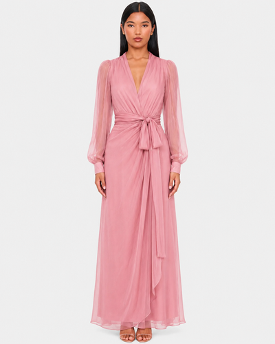 Wren Chiffon Evening Dress